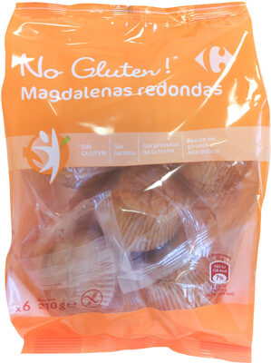 No Gluten! Magdalenas Redondas
