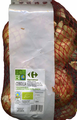 Cebollas Ecológicas Carrefour front packaging