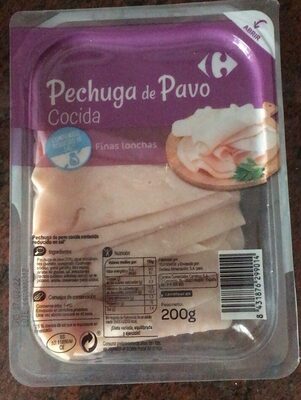 Pechuga de pavo cocida front packaging