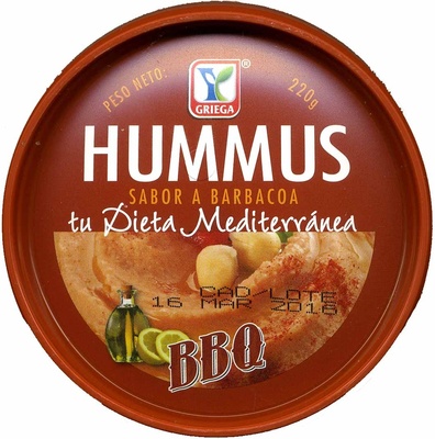 Hummus Sabor a barbacoa