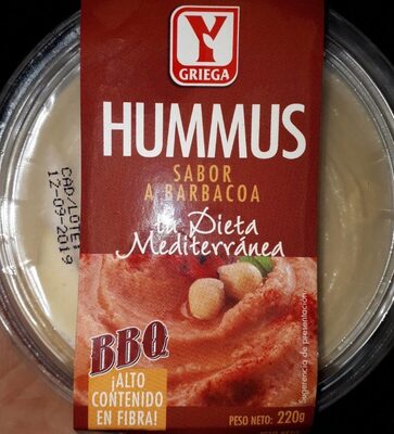 Hummus sabor barbacoa