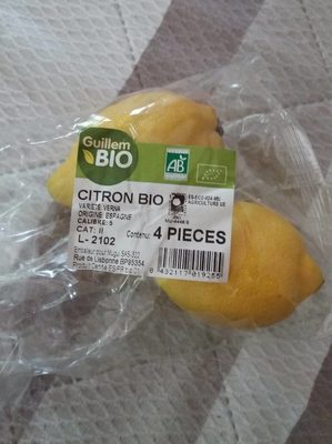 Citron Bio front packaging