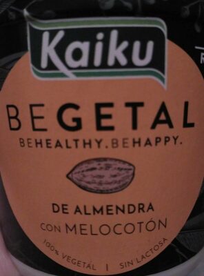 BEGETAL DE ALMENDRA CON MELOCOTÓN