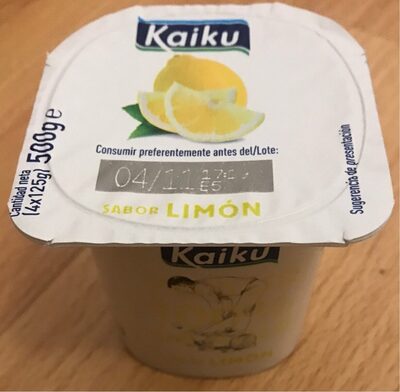 Kaiku yogur sabor limón