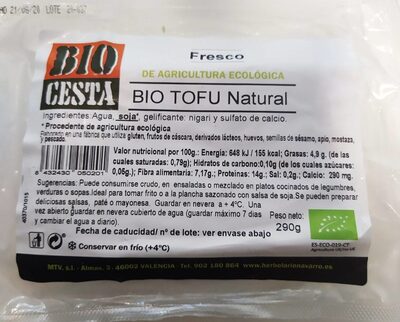 Bio tofu natural