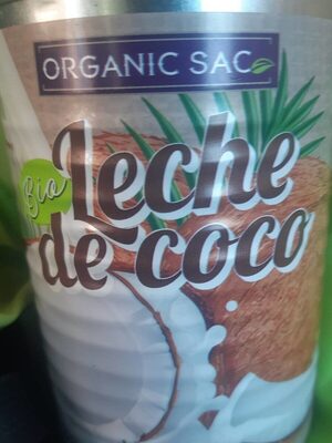 Leche coco bio front packaging