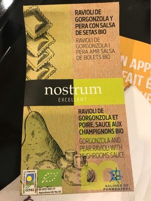 Ravioli de gorgonzola et poire