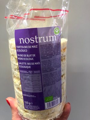 Galette bio de maïs ecologique