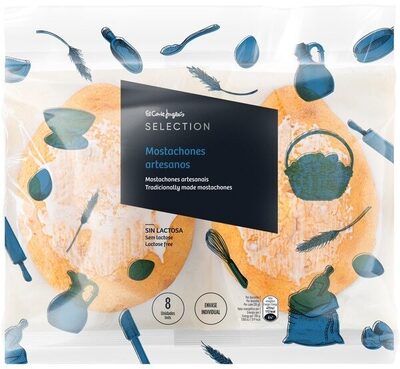 Mostachones artesanos envasados individualmente front packaging