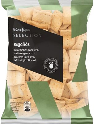 Regañás con aceite de oliva virgen extra front packaging