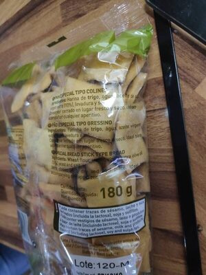 Regañás con aceite de oliva virgen extra ingredients label