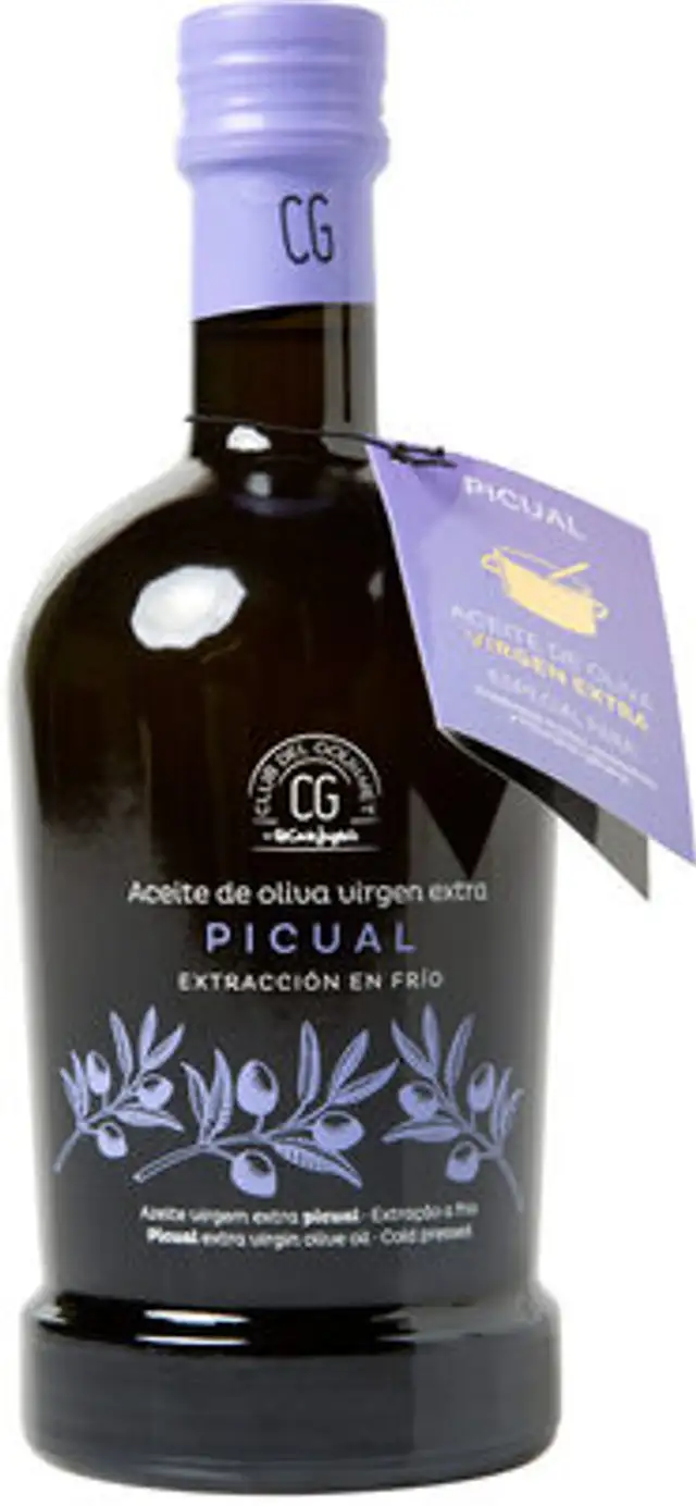 Aceite de oliva virgen extra picual front packaging
