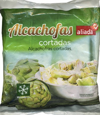 Alcachofas cortadas