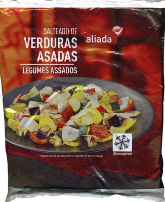 Salteado de verduras asadas