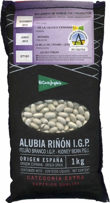Alubia riñón de La Bañeza-León front packaging