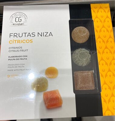 Frutas niza cítricos front packaging