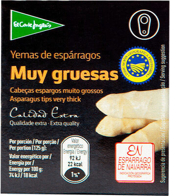 Yemas de espárragos muy gruesas