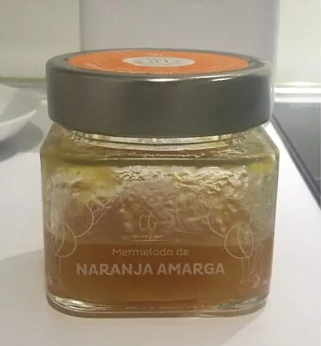 Mermelada de naranja amarga front packaging