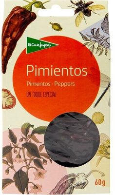 Pimientos secos front packaging