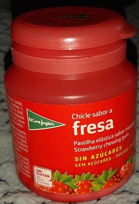 Chicles sabor a fresa