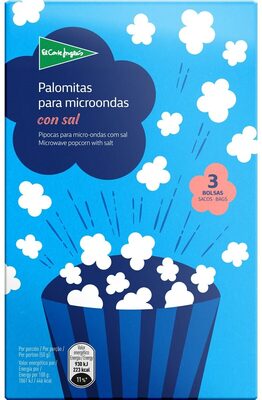Palomitas para microondas con sal