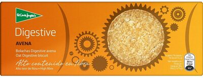 Galletas digestive de avena con alto contenido en fibra