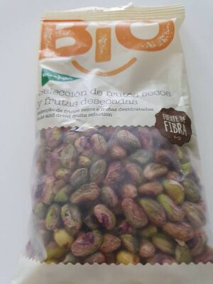 Bio pistacho pelado crudo nutrition facts table
