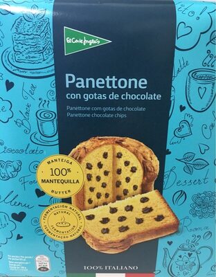 Panettone con gotas de chocolate