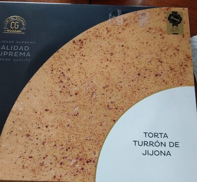 Torta turrón de jijona