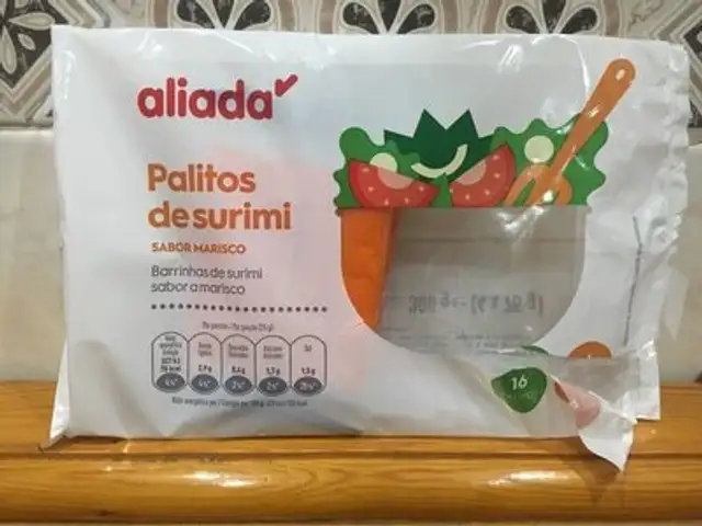 Palitos de surimi front packaging