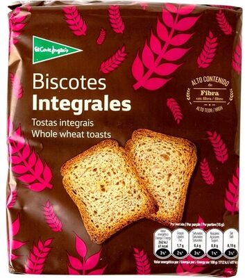 Biscotes integrales front packaging