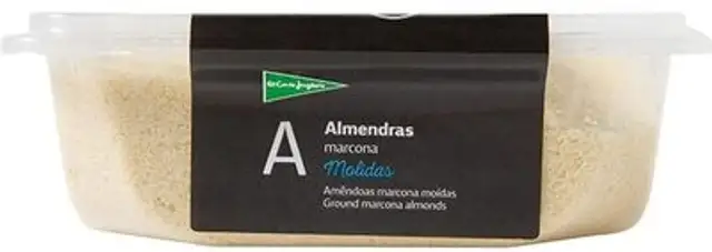 Almendras marcona molidas front packaging