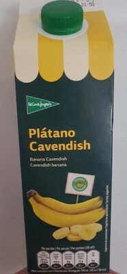 Néctar de plátano Cavendish front packaging