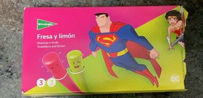 Helado de agua sabor fresa