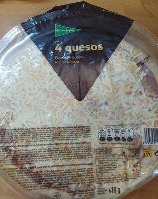 Pizza 4 Quesos front packaging