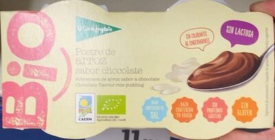 Postre de arroz con chocolate