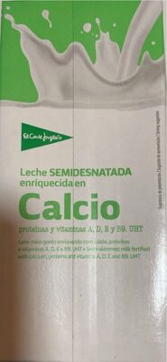 Leche semidesnatada calcio