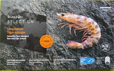 Langostinos tigre salvajes