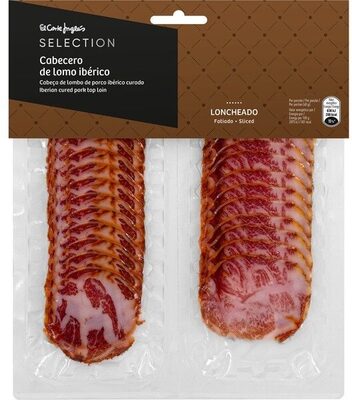 Cabecero lomo ibérico front packaging