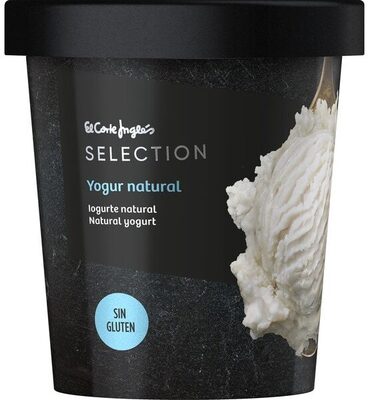 Helado yogur natural front packaging