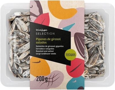 Pipones de girasol salados