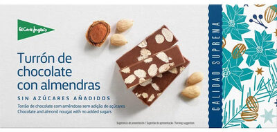 Turron chocolate almendras
