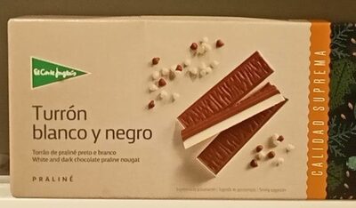 Turrón Blanco y Negro front packaging