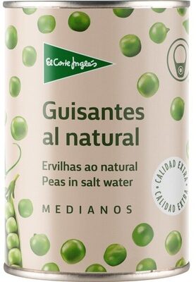 Guisantes al natural