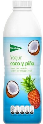 Yogur coco y piña