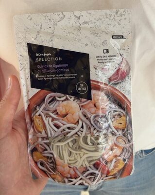 Guinas de aguinaga al ajillo con gambas