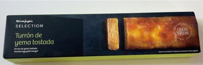 Túrron de yema tostada front packaging