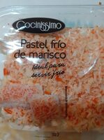 Pastel frío de marisco