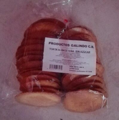 Tortas albaceteña sin azúcar