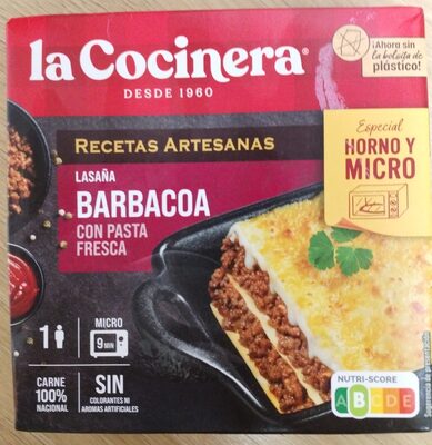 Lasaña front packaging